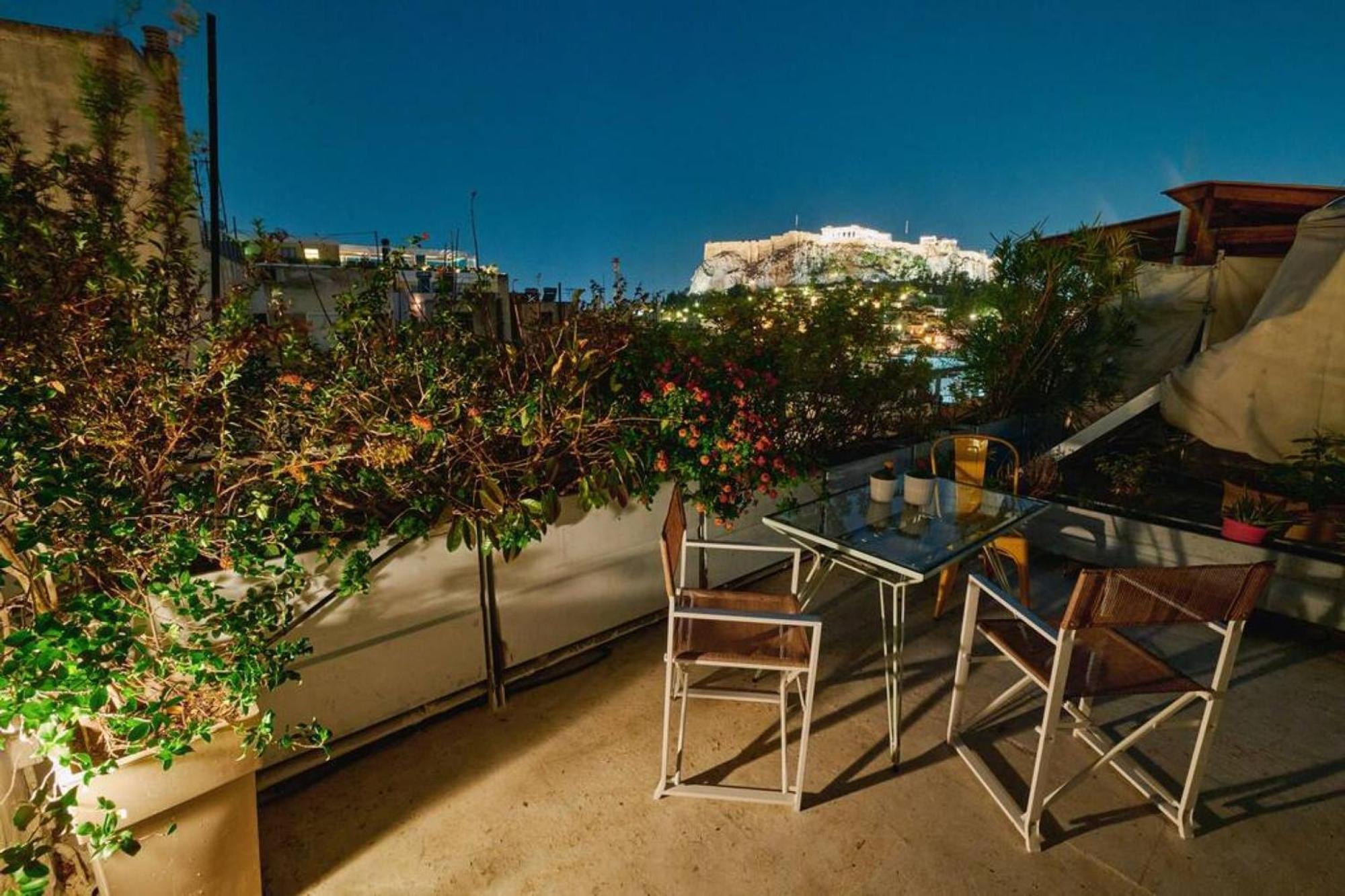 360 View In Roof Top Appartment With Patio Athènes Extérieur photo